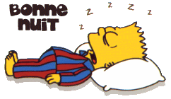 bonne nuit bart Simpson 